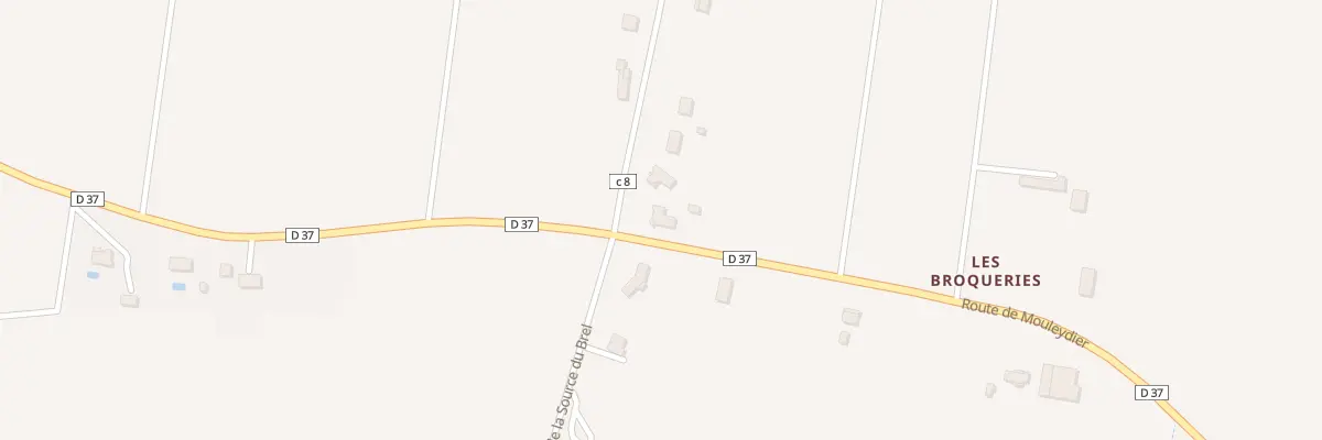 Plan du 129 Les Broqueries à Varennes