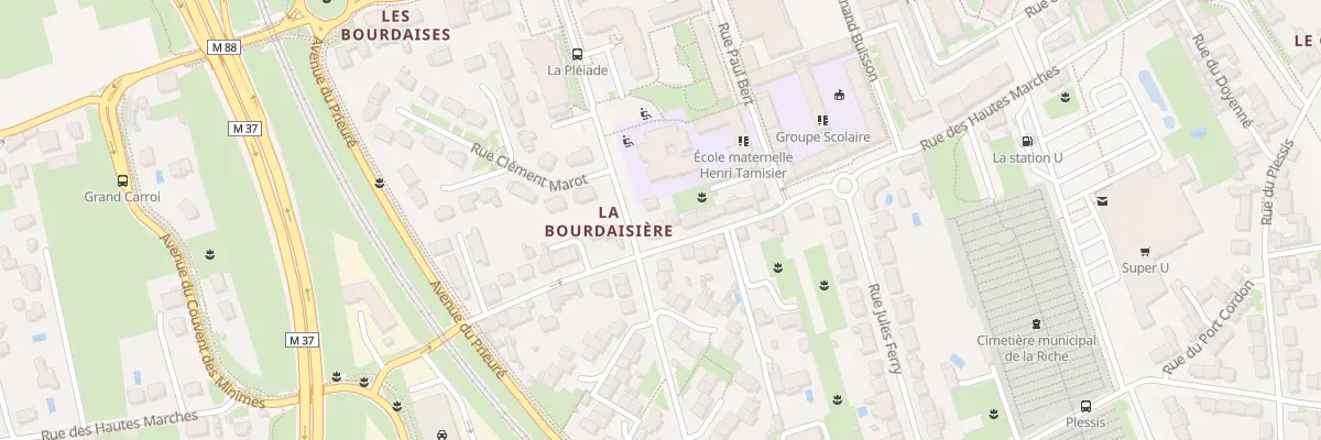 Plan du 63B Rue des Hautes Marches à La Riche
