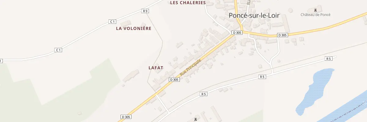 Plan du 31 Rue Principale Ponce à Loir en Vallée