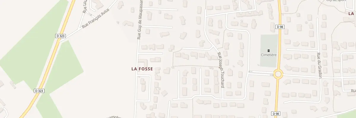 Plan du 9 Imp Joseph Touchard à Cherré-Au