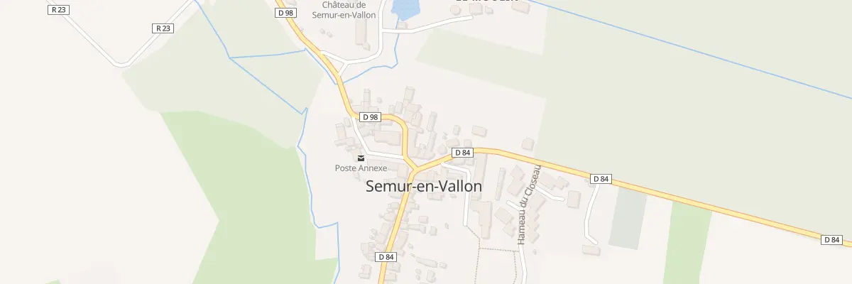 Plan du 3 Pl Ste Barbe à Semur-en-Vallon