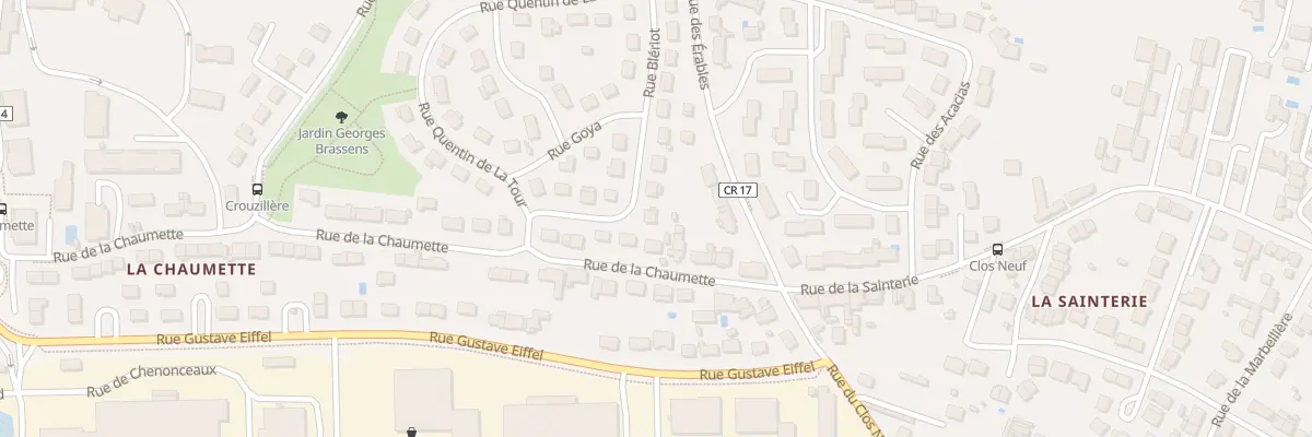 Plan du 18 Rue Blériot à Joué-lès-Tours