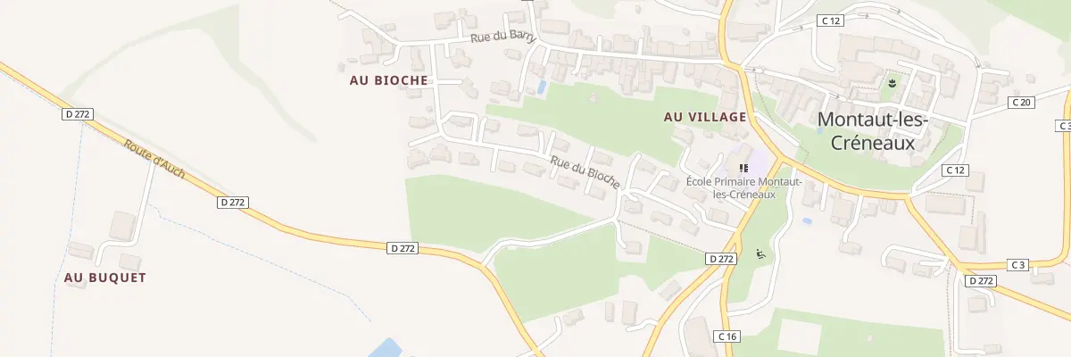 Plan du 20 Rue du Bioche à Montaut-les-Créneaux