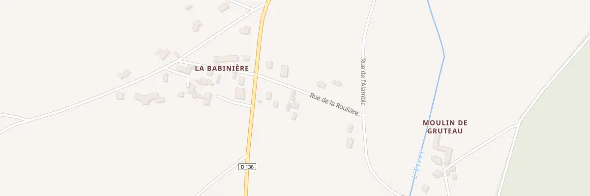 Plan du 5 Rue La Babiniere à Marcé-sur-Esves