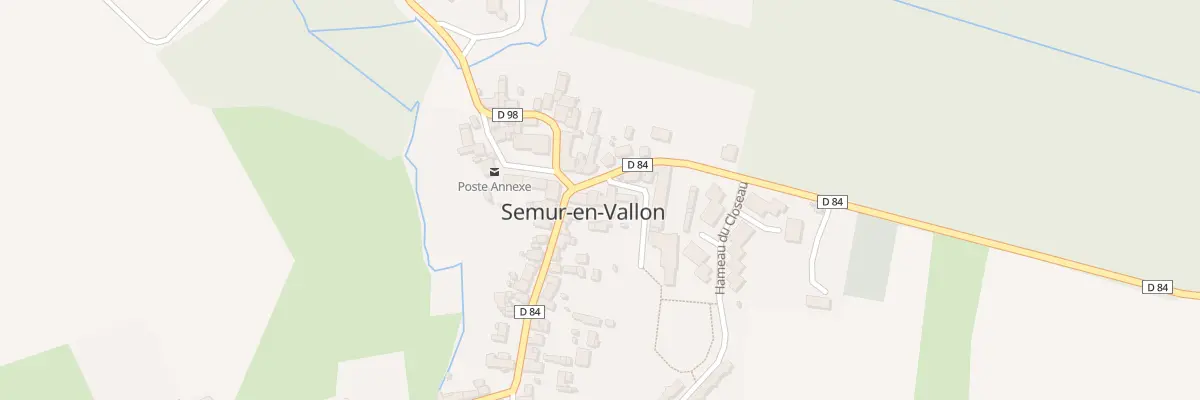 Plan du 6 Pl Ste Barbe à Semur-en-Vallon