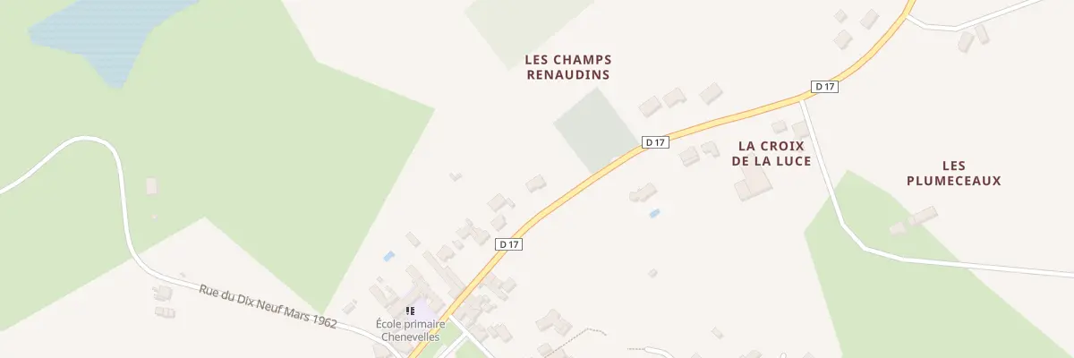 Plan du 25 Rue Raymond d’Argence à Chenevelles