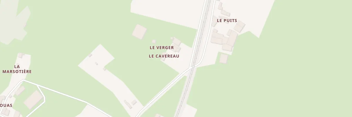 Plan du 5062 Le Cavereau à Souvigné-sur-Même