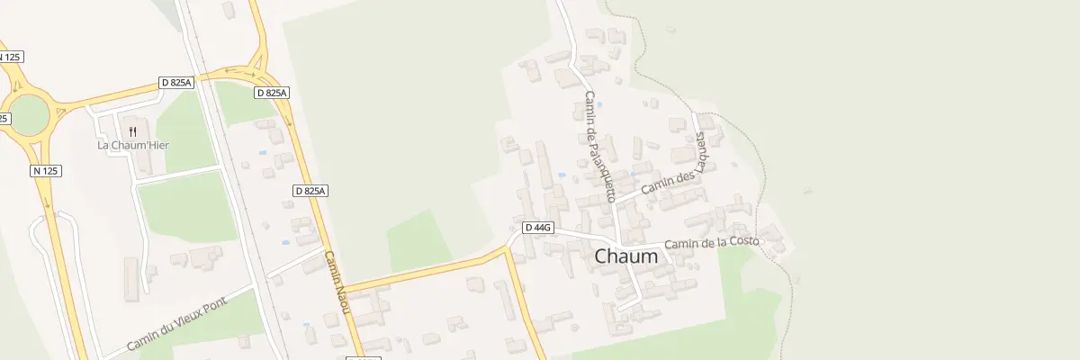 Plan du 122 Le Village à Chaum