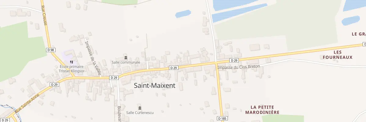 Plan du 28 Rue de la Chapelle à Saint-Maixent