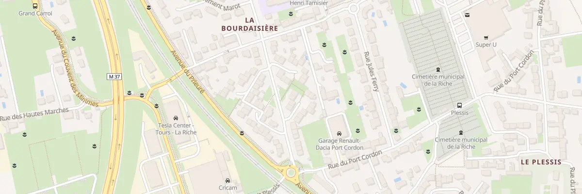 Plan du 31 Rue Jean Moulin à La Riche