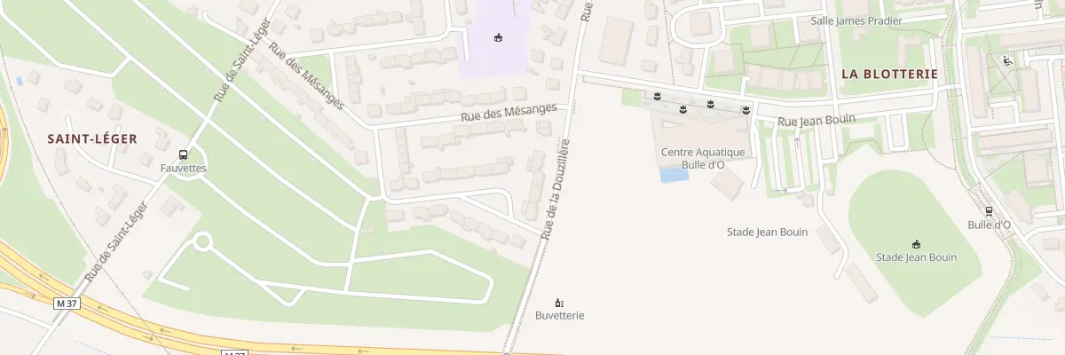 Plan du 45 Rue de la Douzillère à Joué-lès-Tours