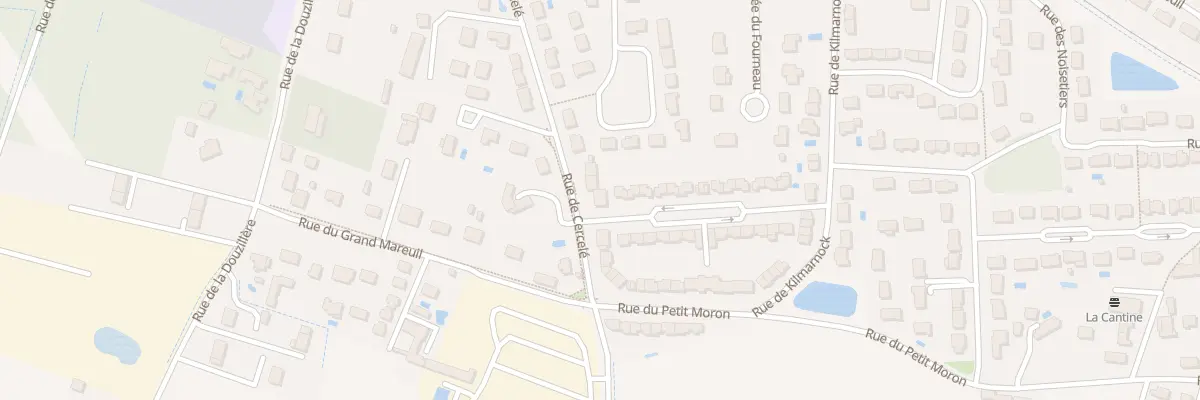 Plan du 38A Rue de Cercelé à Joué-lès-Tours