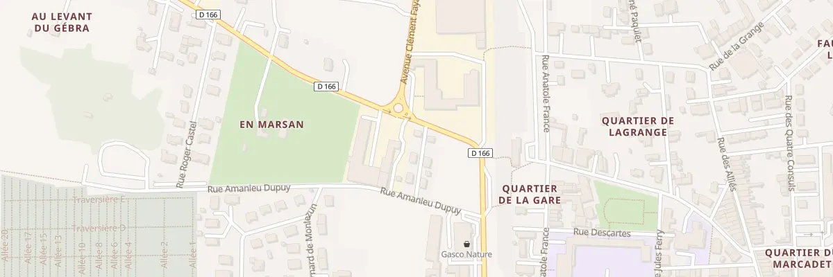 Plan du 5 Rue Gabriel Fromaget à Fleurance