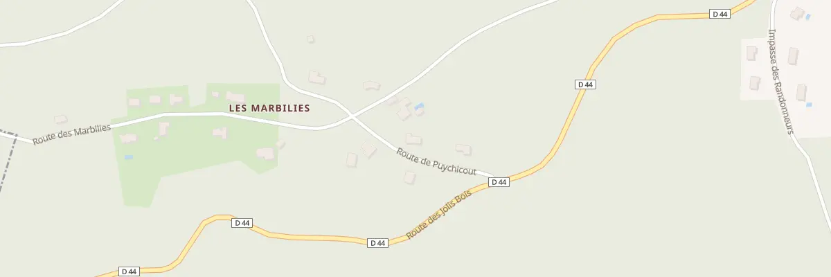 Plan du 90 Rte de Puychicout à Chalagnac