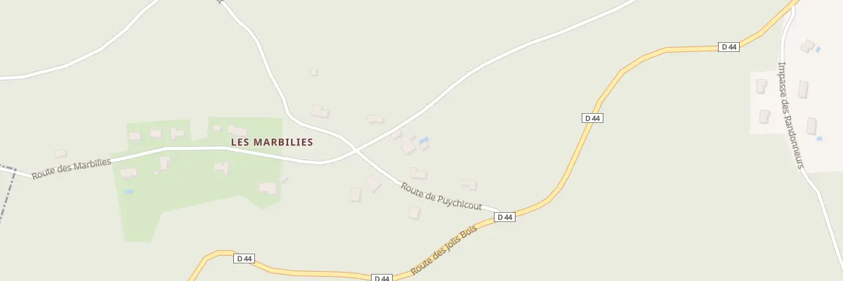 Plan du 190 Rte de Puychicout à Chalagnac