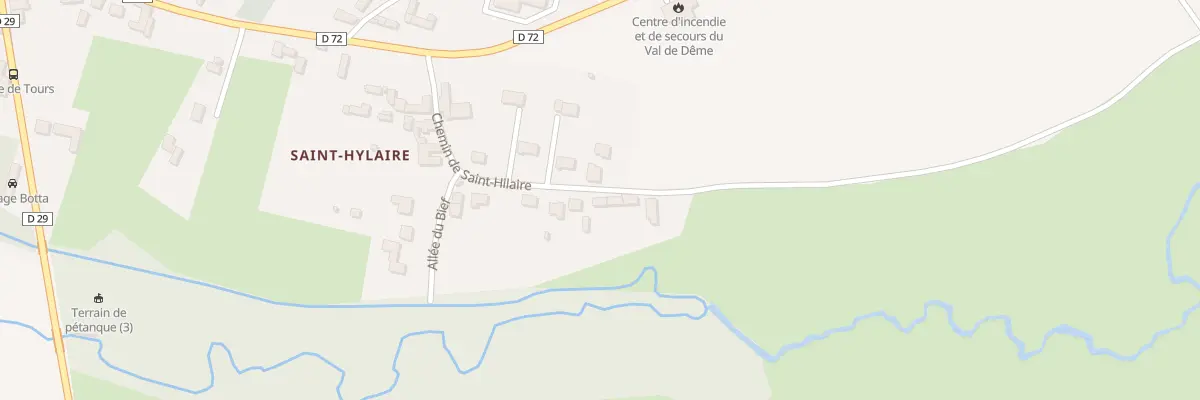 Plan du 25 Chem de St Hylaire à Chemillé-sur-Dême