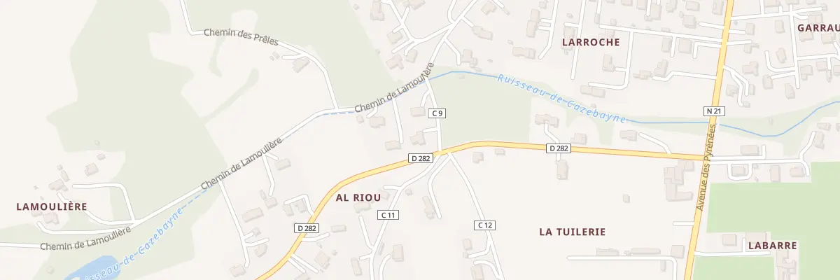 Plan du 60 Côte d’AL RIOU à Layrac