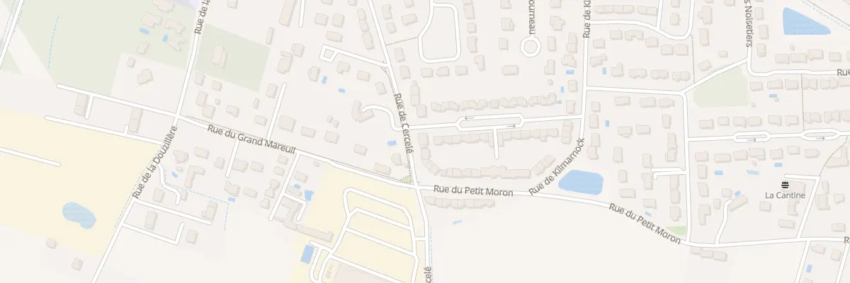 Plan du 40T Rue de Cercelé à Joué-lès-Tours