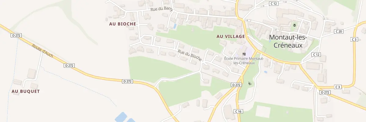 Plan du 22 Rue du Bioche à Montaut-les-Créneaux