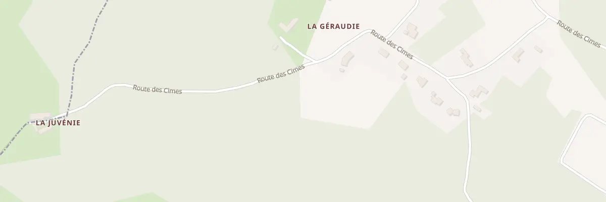 Plan du 9001 La Geraudie à Creyssensac-et-Pissot