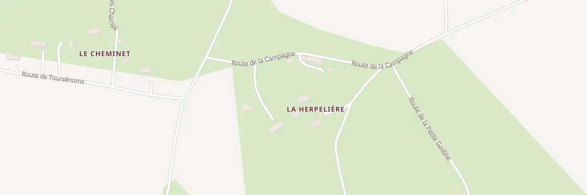 Plan du 1 Imp de la Herpelière à Crulai