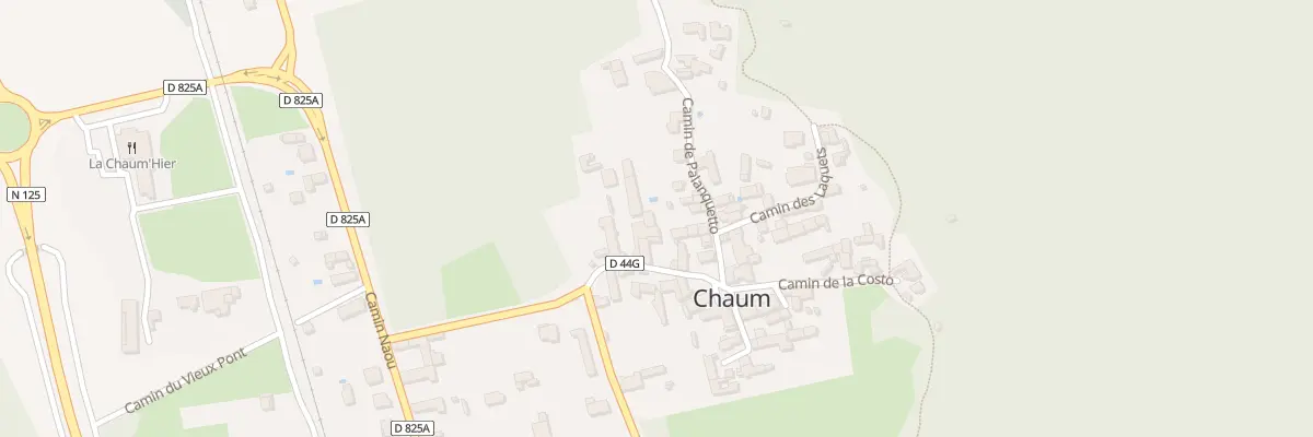 Plan du 122A Le Village à Chaum