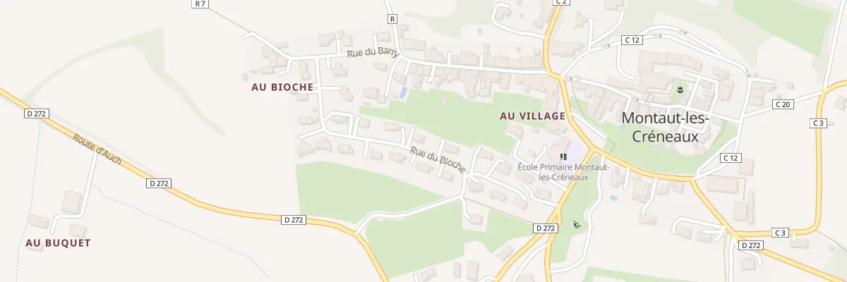 Plan du 11 Rue du Bioche à Montaut-les-Créneaux