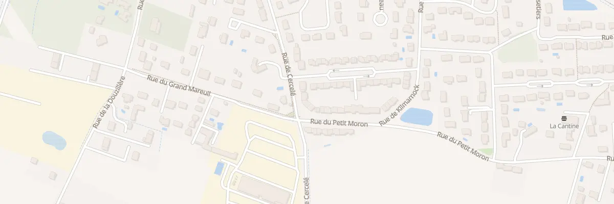Plan du 44 Rue de Cercelé à Joué-lès-Tours