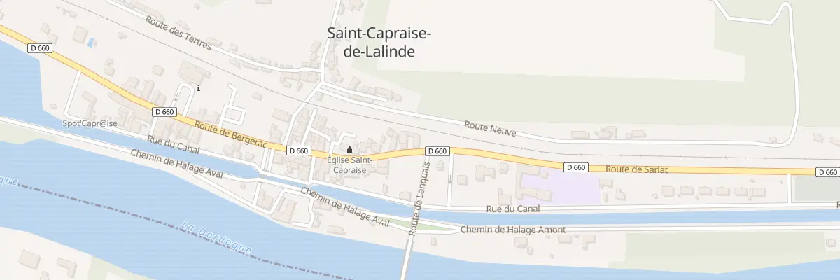 Plan du 21 Rte de Sarlat à Saint-Capraise-de-Lalinde