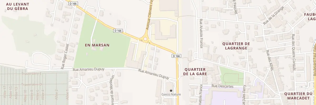 Plan du 6 Rue Gabriel Fromaget à Fleurance