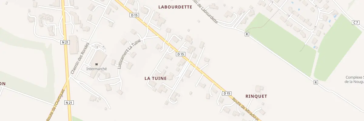 Plan du 5027 La Tuine à Astaffort