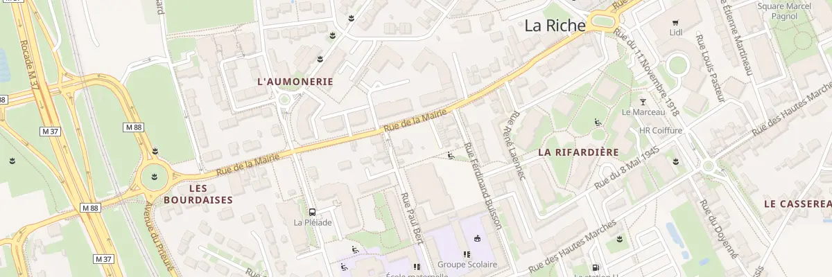 Plan du 136 Rue de la Mairie à La Riche