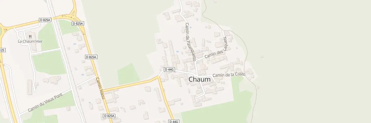 Plan du 9 Cami de Palanquetto à Chaum