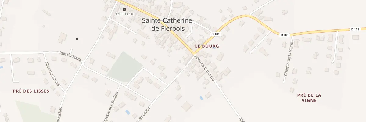 Plan du 2 Rue du Lavoir à Sainte-Catherine-de-Fierbois