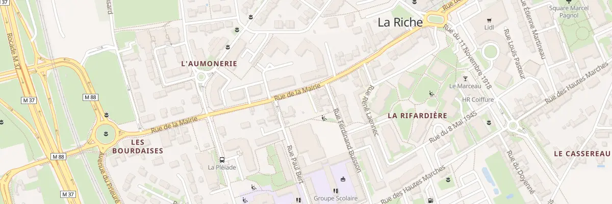 Plan du 134 Rue de la Mairie à La Riche