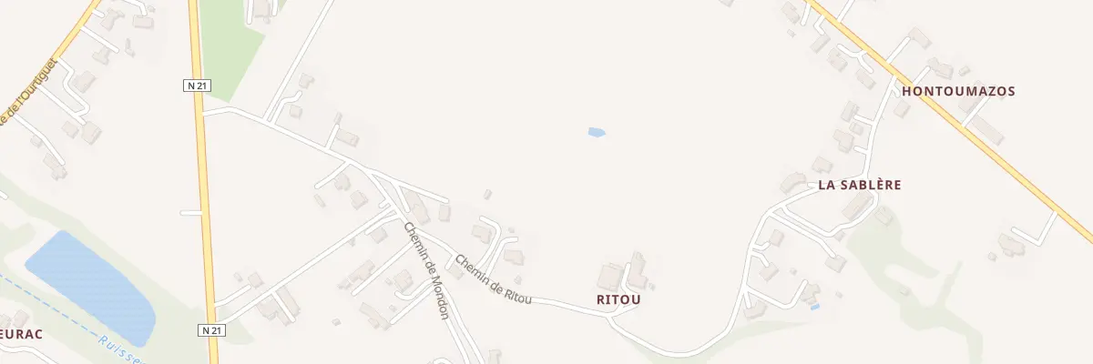 Plan du 5918 Ritou à Astaffort