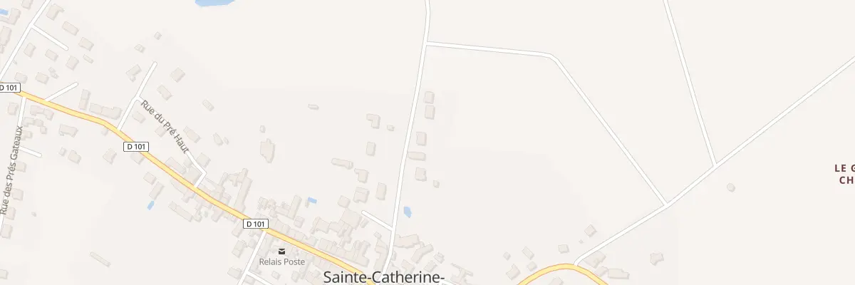 Plan du 8 Rue de la Godefroy à Sainte-Catherine-de-Fierbois