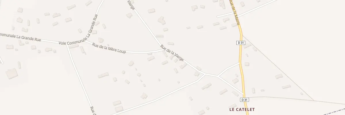 Plan du 6 Rue de la Vierge à Boisney