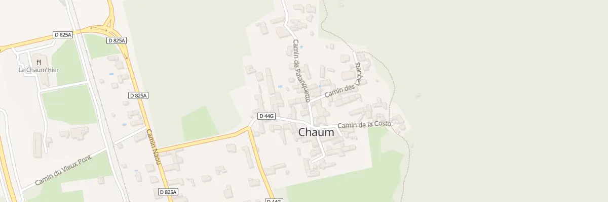Plan du 117 Le Village à Chaum