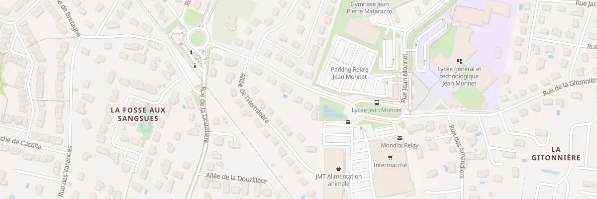 Plan du 50 Rue de la Gitonnière à Joué-lès-Tours