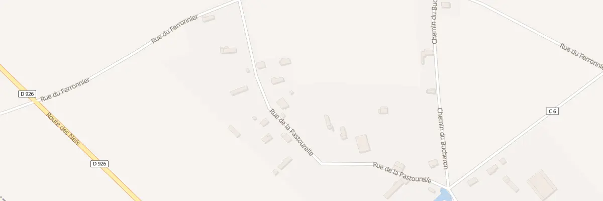 Plan du 306 Rue de la Pastourelle à Écretteville-lès-Baons
