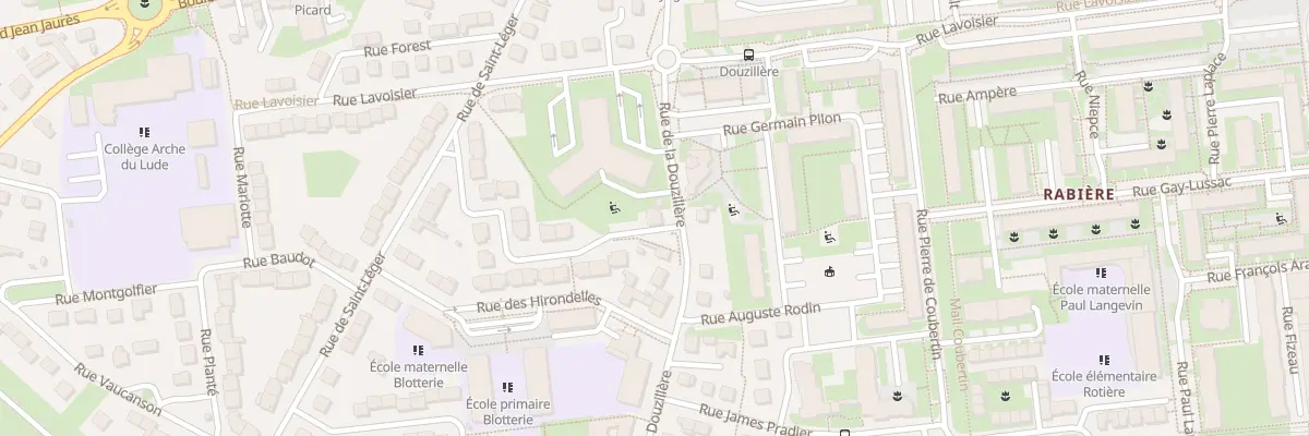 Plan du 11 Rue de la Douzillère à Joué-lès-Tours