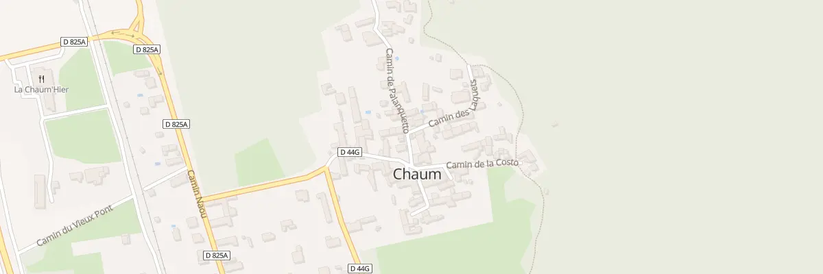 Plan du 2 Cami des Laquets à Chaum