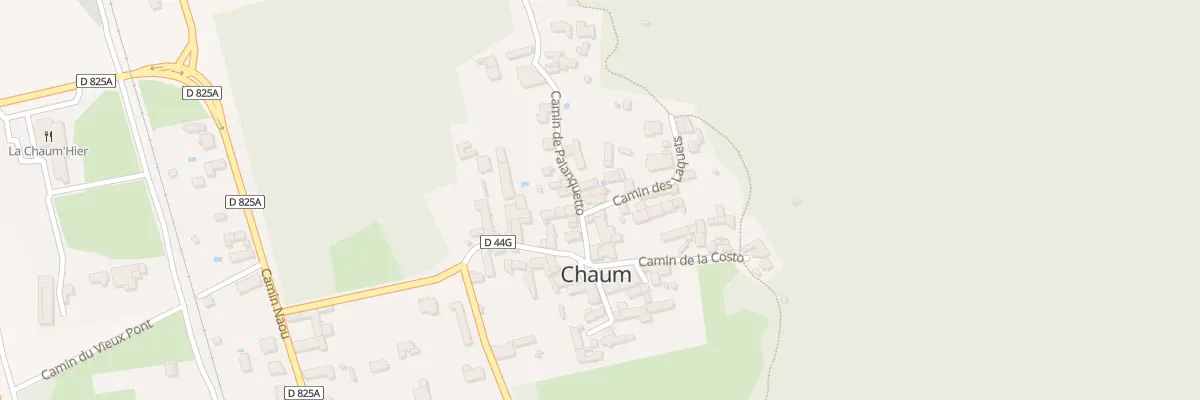 Plan du 100 Le Village à Chaum