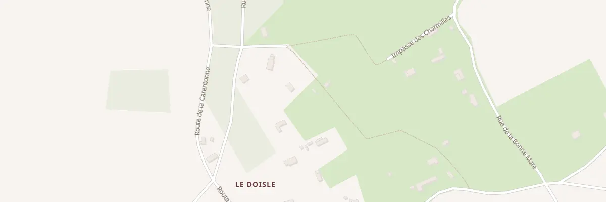 Plan du 200 Rue du Moulin de St Clair à Treis-Sants-en-Ouche