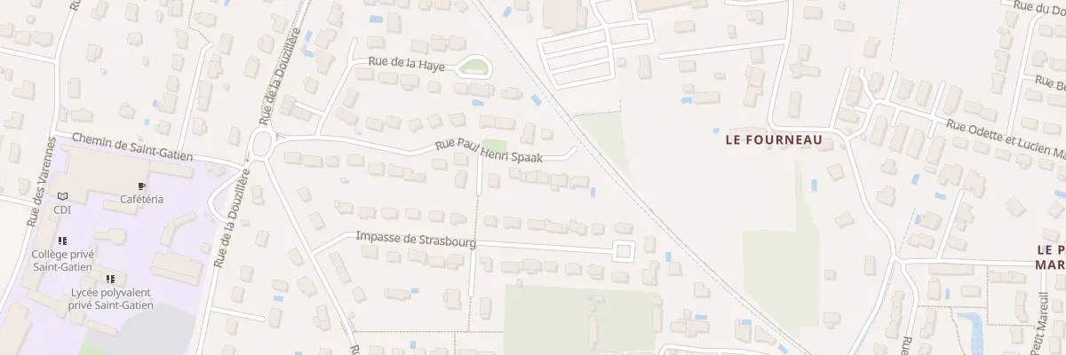 Plan du 23 Rue Paul-Henri Spaak à Joué-lès-Tours