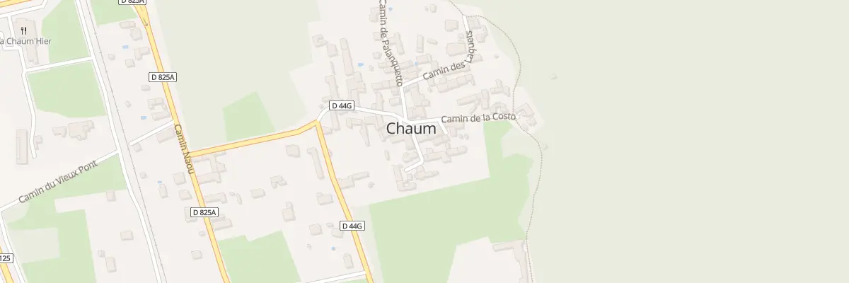 Plan du 67 Le Village à Chaum