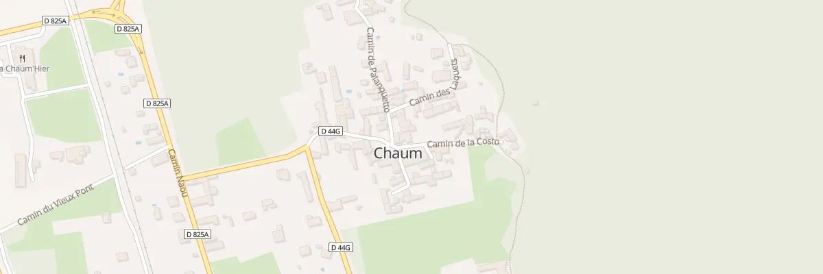 Plan du 85 Le Village à Chaum