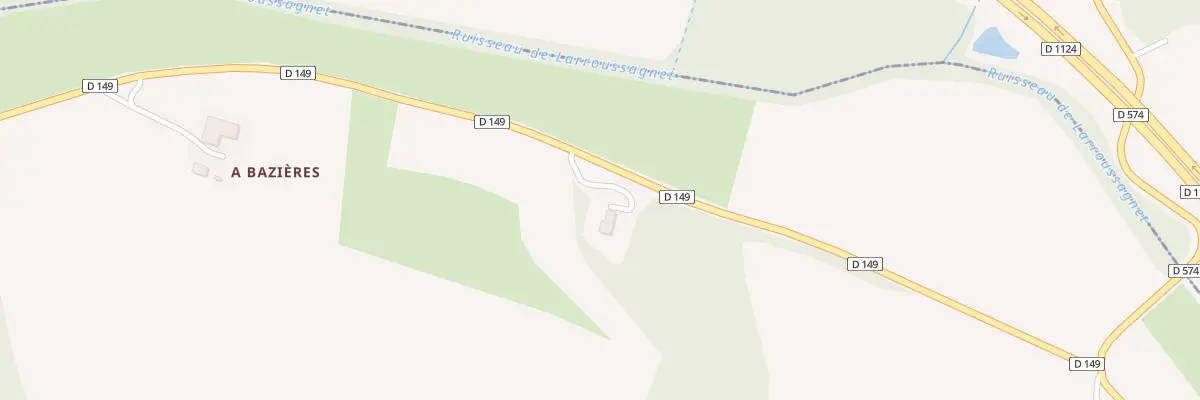 Plan du 1460 Rte de Roquetaillade à Montégut