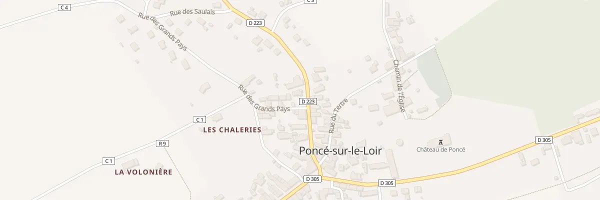 Plan du 14 Rue du Gravier à Loir en Vallée